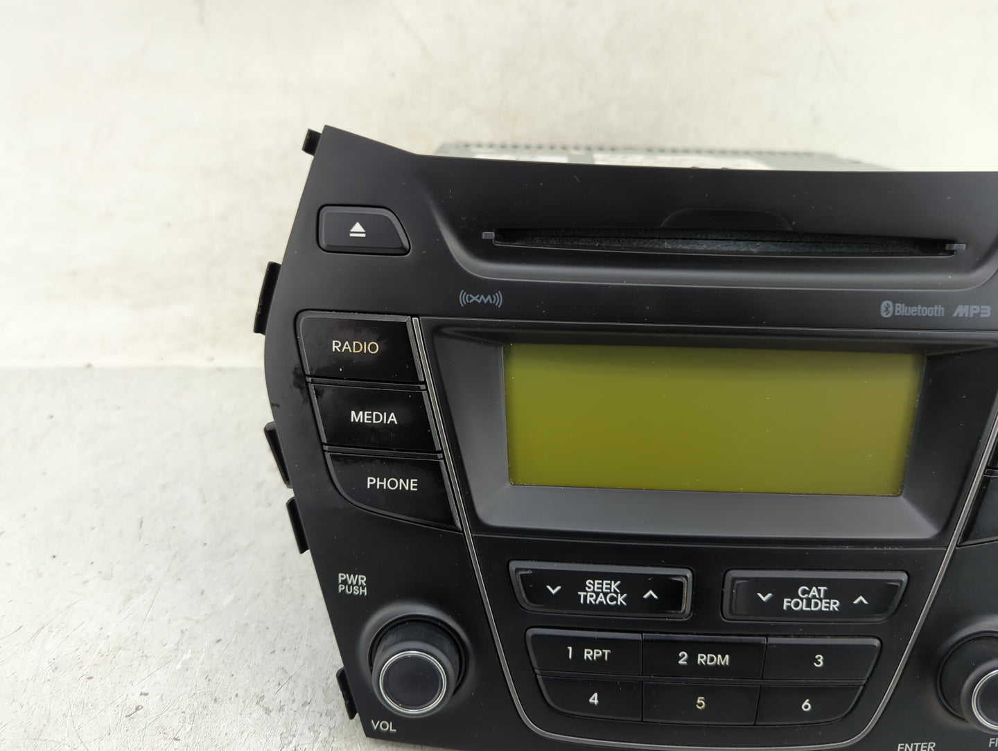 2013-2014 Hyundai Santa Fe Radio AM FM Cd Player Receiver Replacement P/N:96170-4Z1004X Fits Fits 2013 2014 OEM Used Auto Pa