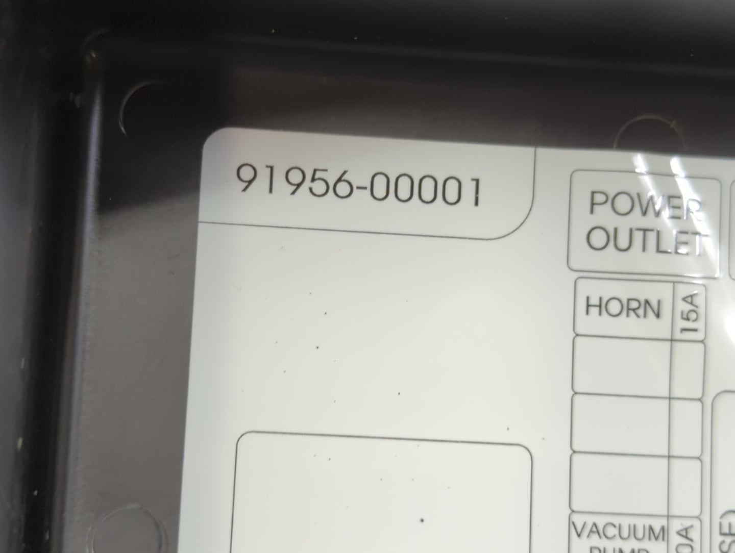 2013 Hyundai Santa Fe Fusebox Fuse Box Panel Relay Module P/N:91956-00001 91951-2W000 Fits OEM Used Auto Parts - Oemusedauto