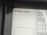 2013 Hyundai Santa Fe Fusebox Fuse Box Panel Relay Module P/N:91956-00001 91951-2W000 Fits OEM Used Auto Parts - Oemusedauto