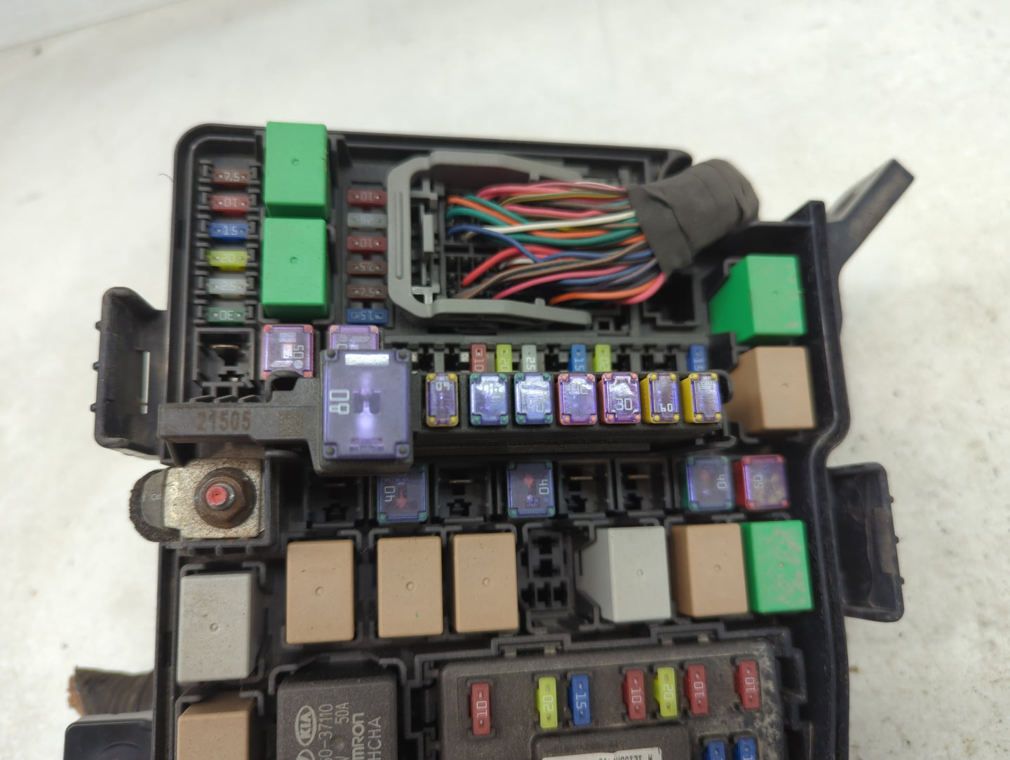 2013 Hyundai Santa Fe Fusebox Fuse Box Panel Relay Module P/N:91951-2W000 Fits OEM Used Auto Parts - Oemusedautoparts1.com