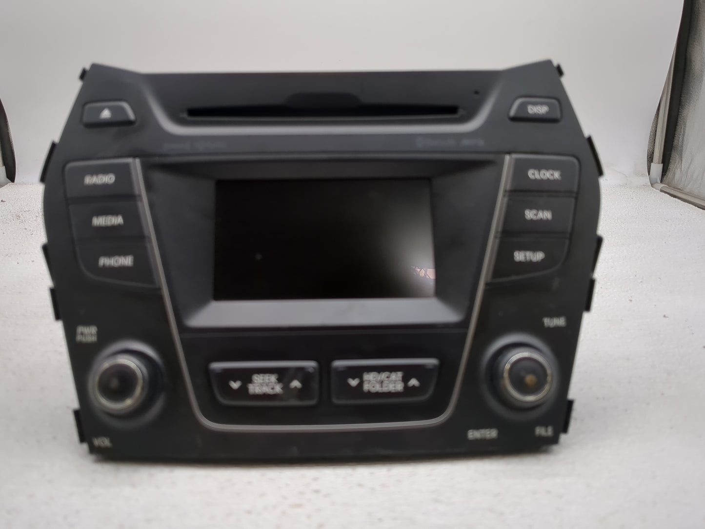 2013-2014 Hyundai Santa Fe Radio AM FM Cd Player Receiver Replacement P/N:961804Z1004X Fits Fits 2013 2014 OEM Used Auto Par