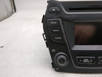 2013-2014 Hyundai Santa Fe Radio AM FM Cd Player Receiver Replacement P/N:961804Z1004X Fits Fits 2013 2014 OEM Used Auto Parts