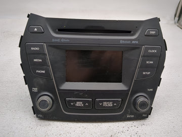 2013-2014 Hyundai Santa Fe Radio AM FM Cd Player Receiver Replacement P/N:961804Z1004X Fits Fits 2013 2014 OEM Used Auto Par