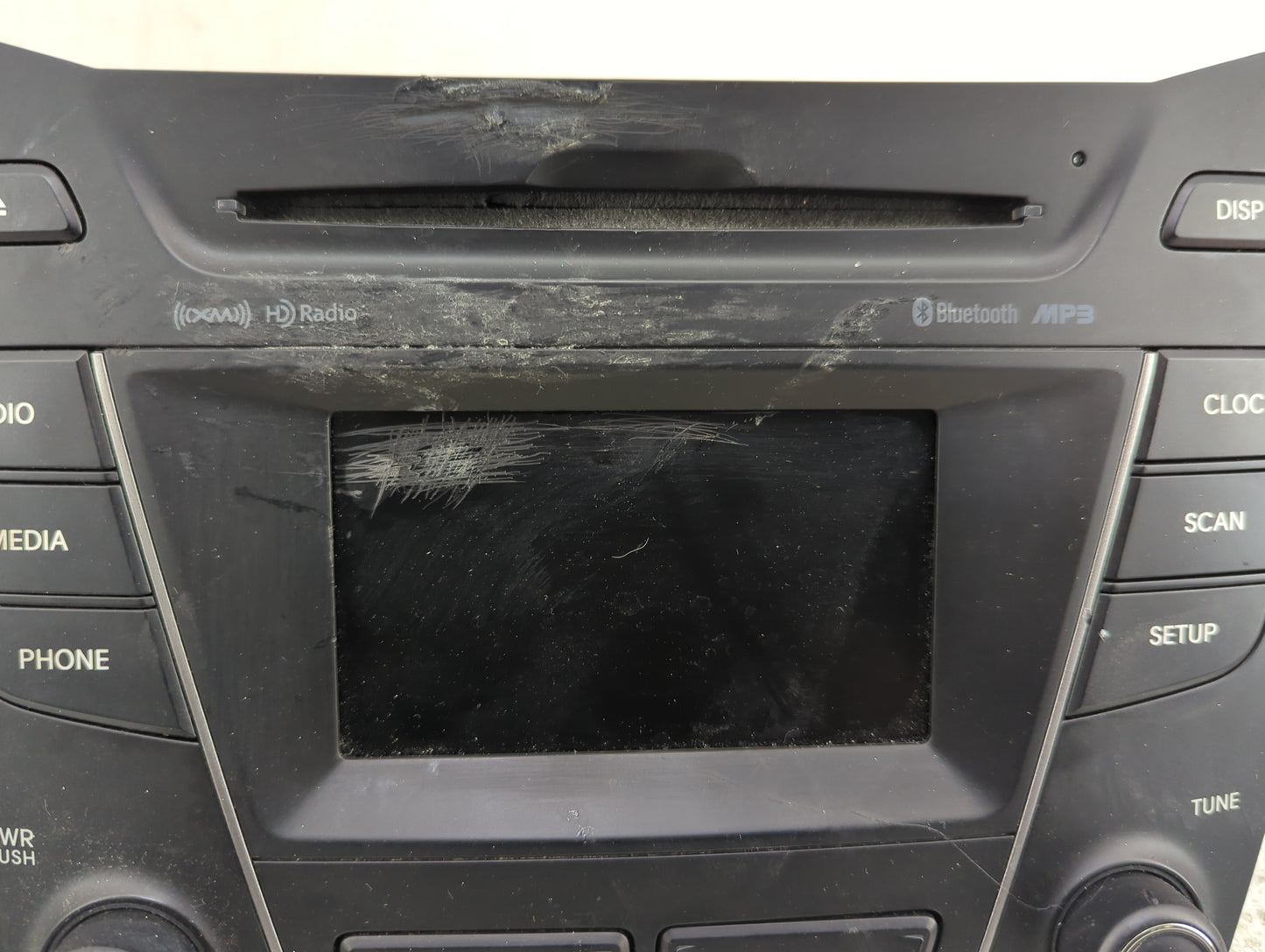2013-2014 Hyundai Santa Fe Radio AM FM Cd Player Receiver Replacement P/N:96180-4Z100 96180-4Z100-4X Fits Fits 2013 2014 OEM