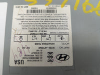 2013-2014 Hyundai Santa Fe Radio AM FM Cd Player Receiver Replacement P/N:96180-4Z100 96180-4Z100-4X Fits Fits 2013 2014 OEM