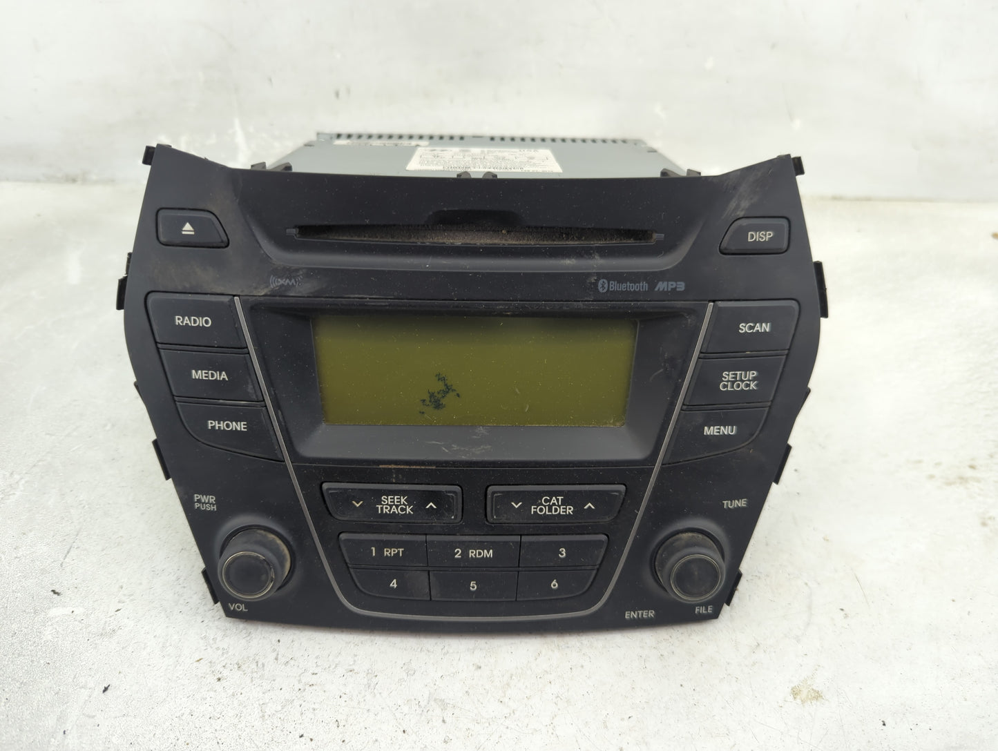 2013-2014 Hyundai Santa Fe Radio AM FM Cd Player Receiver Replacement P/N:96170-4Z1004X Fits Fits 2013 2014 OEM Used Auto Pa