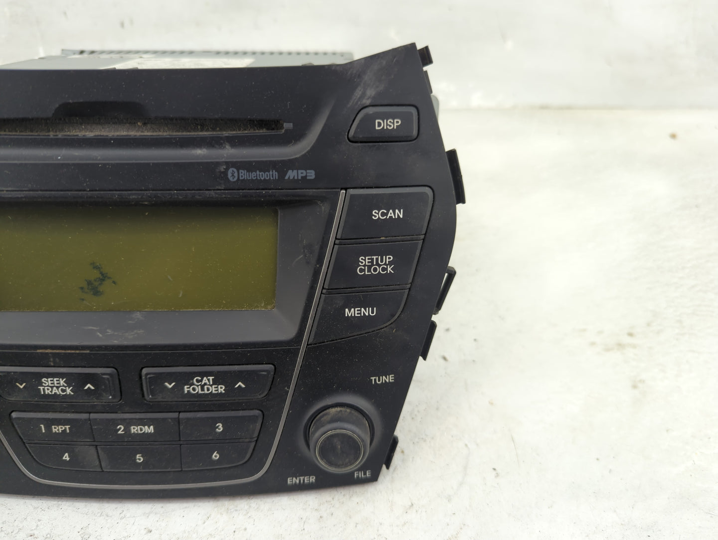 2013-2014 Hyundai Santa Fe Radio AM FM Cd Player Receiver Replacement P/N:96170-4Z1004X Fits Fits 2013 2014 OEM Used Auto Pa