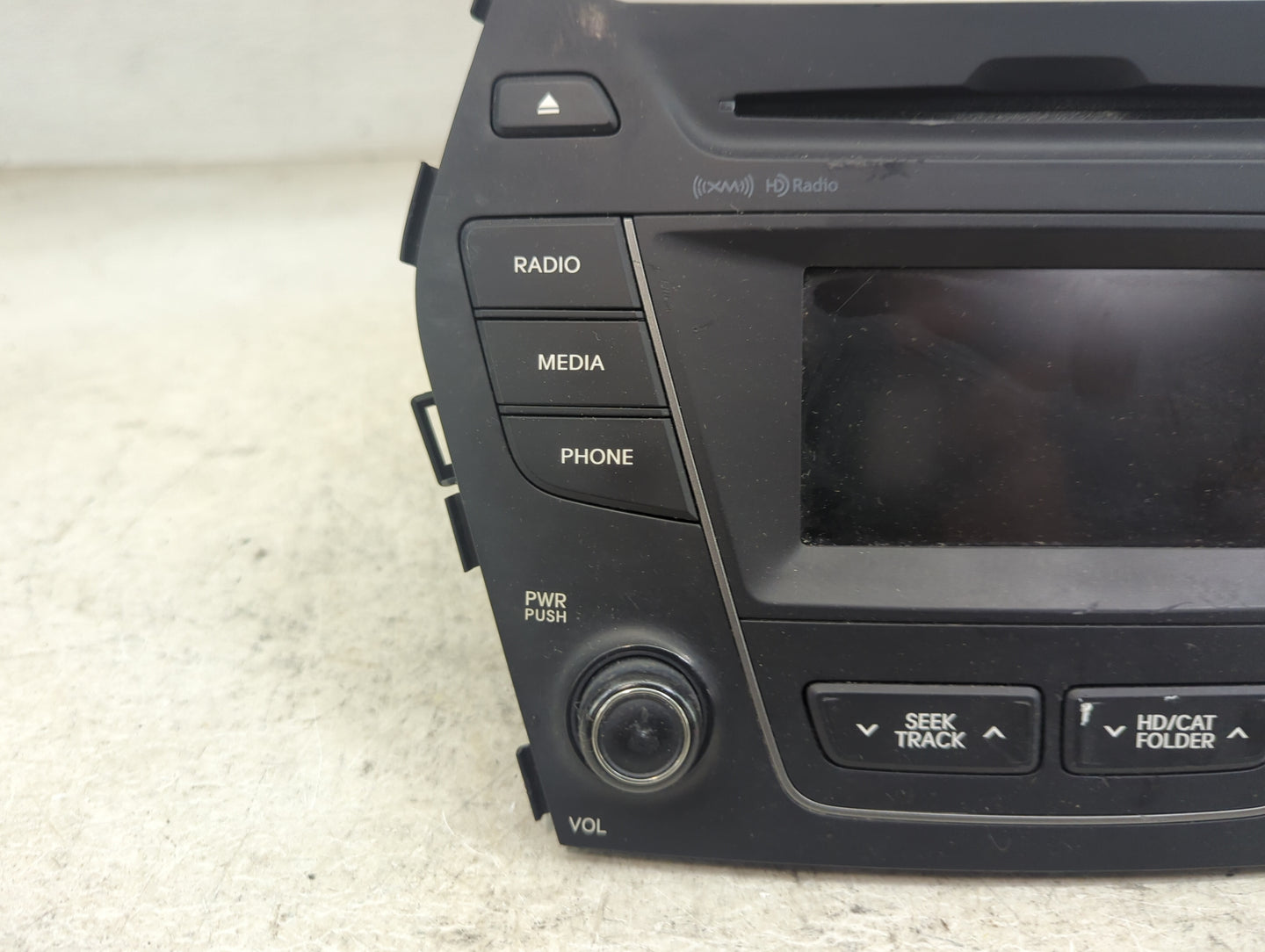 2013-2014 Hyundai Santa Fe Radio AM FM Cd Player Receiver Replacement P/N:96180-4Z1004X AM943DMAN, PA30B Fits Fits 2013 2014