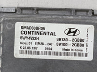 2013 Hyundai Santa Fe PCM Engine Control Computer ECU ECM PCU OEM P/N:39130-2GBB0 39100-2GBB0, 5WY4V22H, SIM2K-240 Fits OEM 