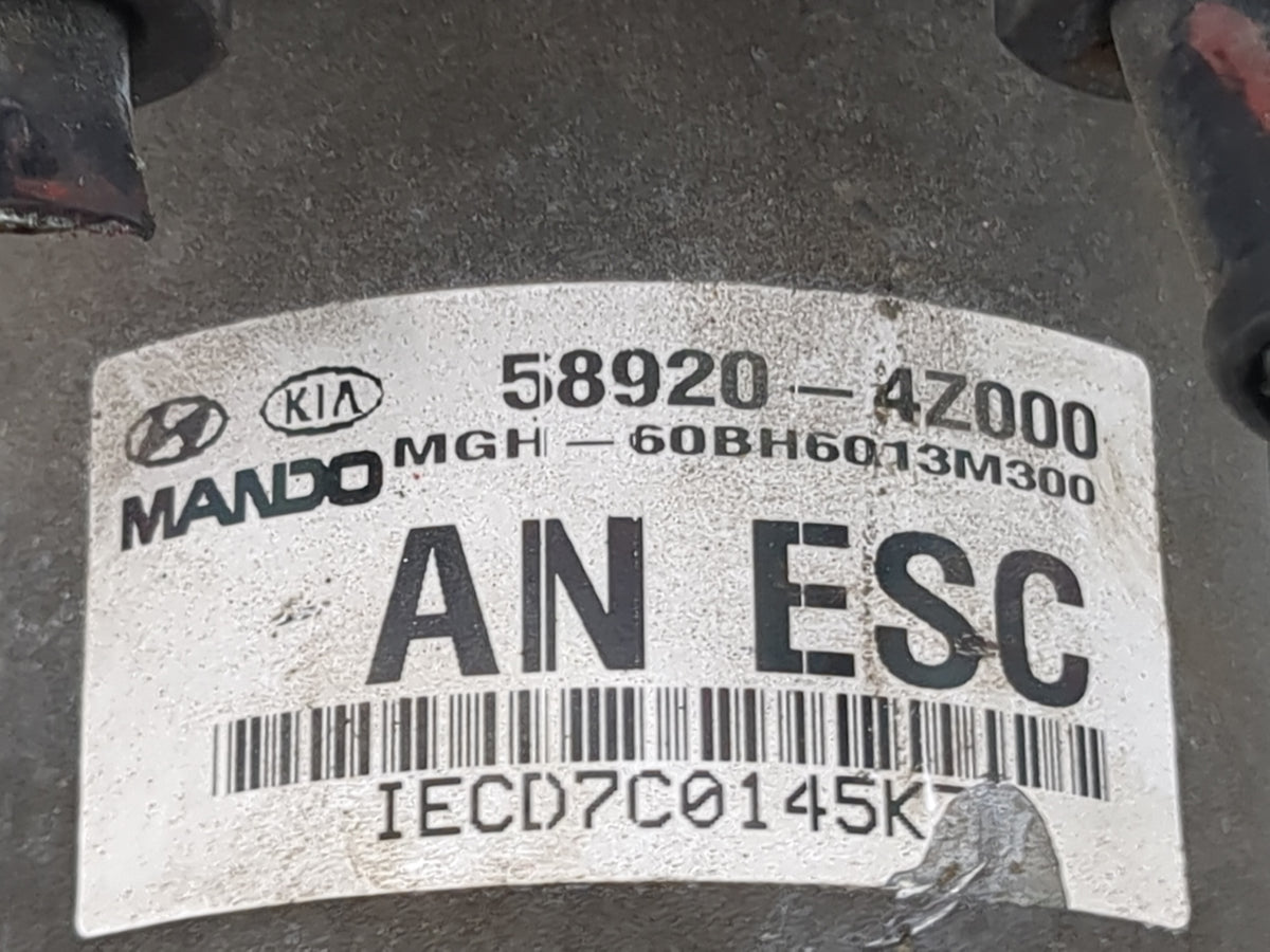 2013 Hyundai Santa Fe Anti-Lock Brake ABS Pump Module Actuator OEM P/N:58920-4Z000 MGH-60BH6013M300, BE6003M301 Fits OEM Use