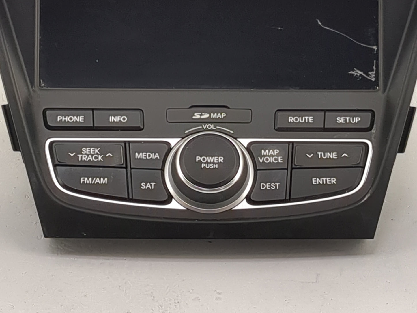 2013-2016 Hyundai Santa Fe Radio AM FM Cd Player Receiver Replacement P/N:96560B81004X 96560-B81004X Fits Fits 2013 2014 201