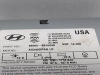 2013-2016 Hyundai Santa Fe Radio AM FM Cd Player Receiver Replacement P/N:96560B81004X 96560-B81004X Fits Fits 2013 2014 201