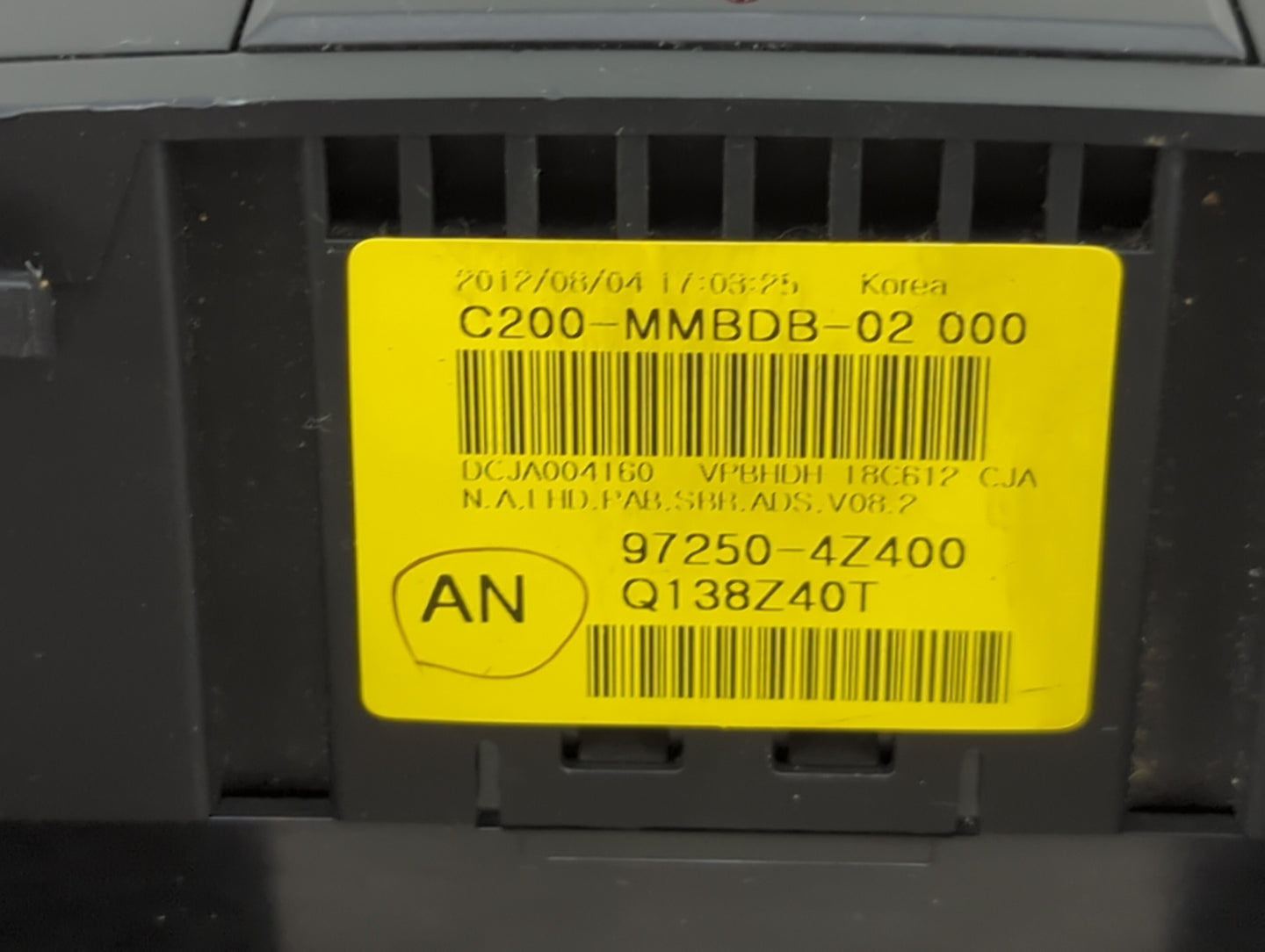 2013-2016 Hyundai Santa Fe Climate Control Module Temperature AC/Heater Replacement P/N:97250-4Z400 C200-MMBDB-02 Fits OEM U