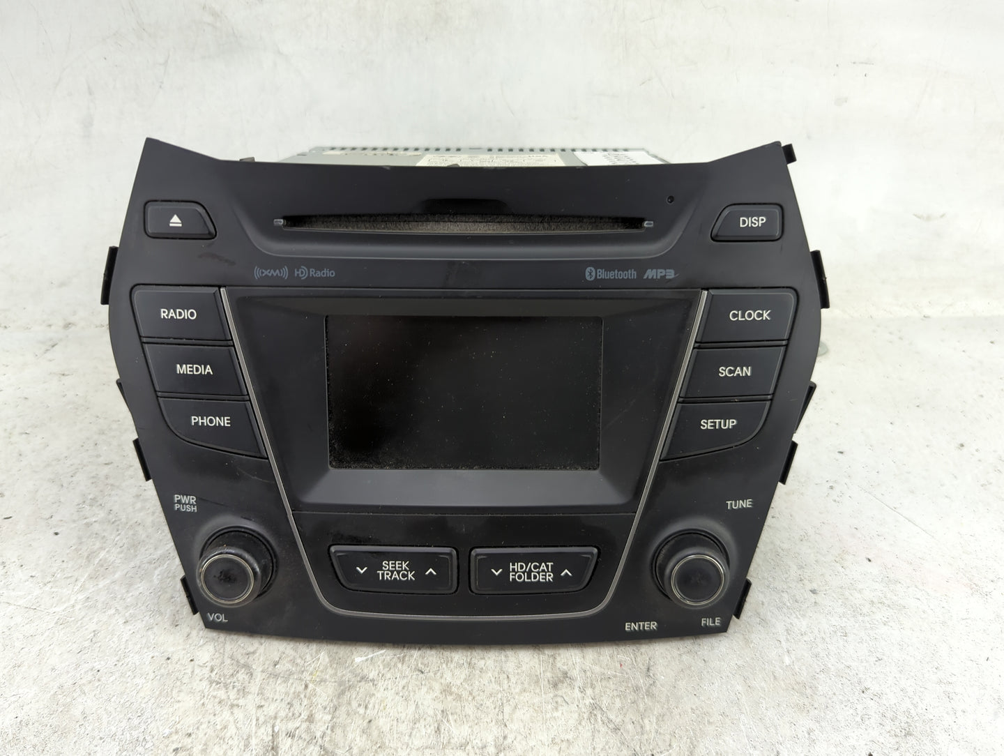 2013-2016 Hyundai Santa Fe Radio AM FM Cd Player Receiver Replacement P/N:96180-4Z1004X 961804Z1004X Fits Fits 2013 2014 201