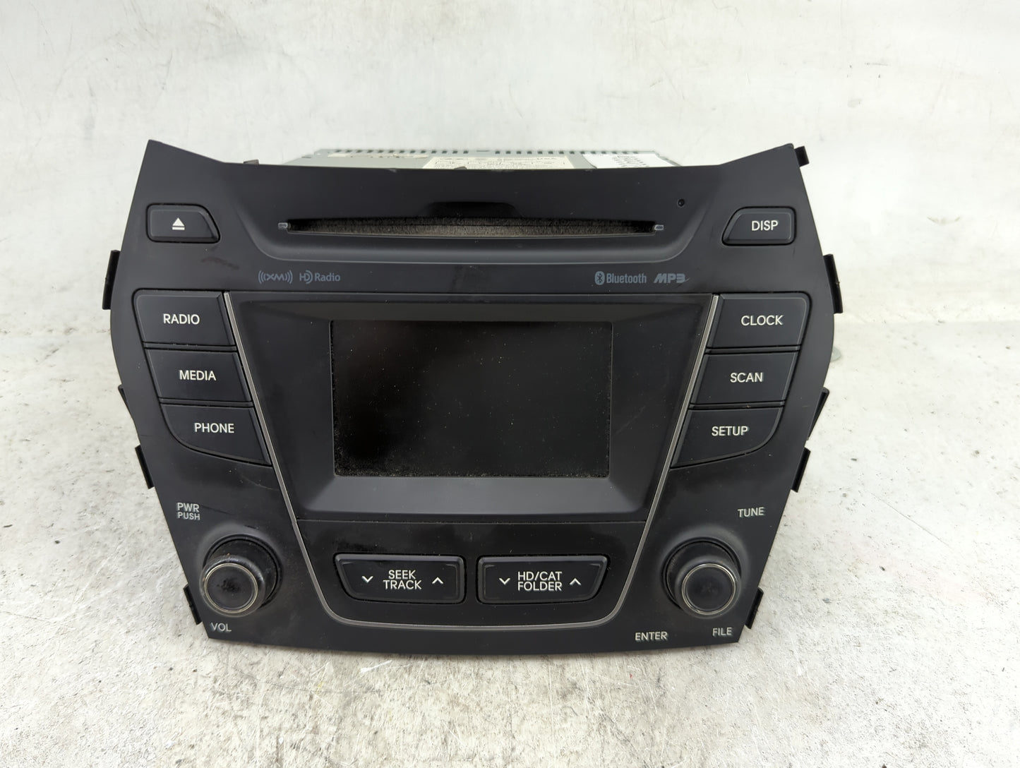2013-2016 Hyundai Santa Fe Radio AM FM Cd Player Receiver Replacement P/N:96180-4Z1004X 961804Z1004X Fits Fits 2013 2014 201