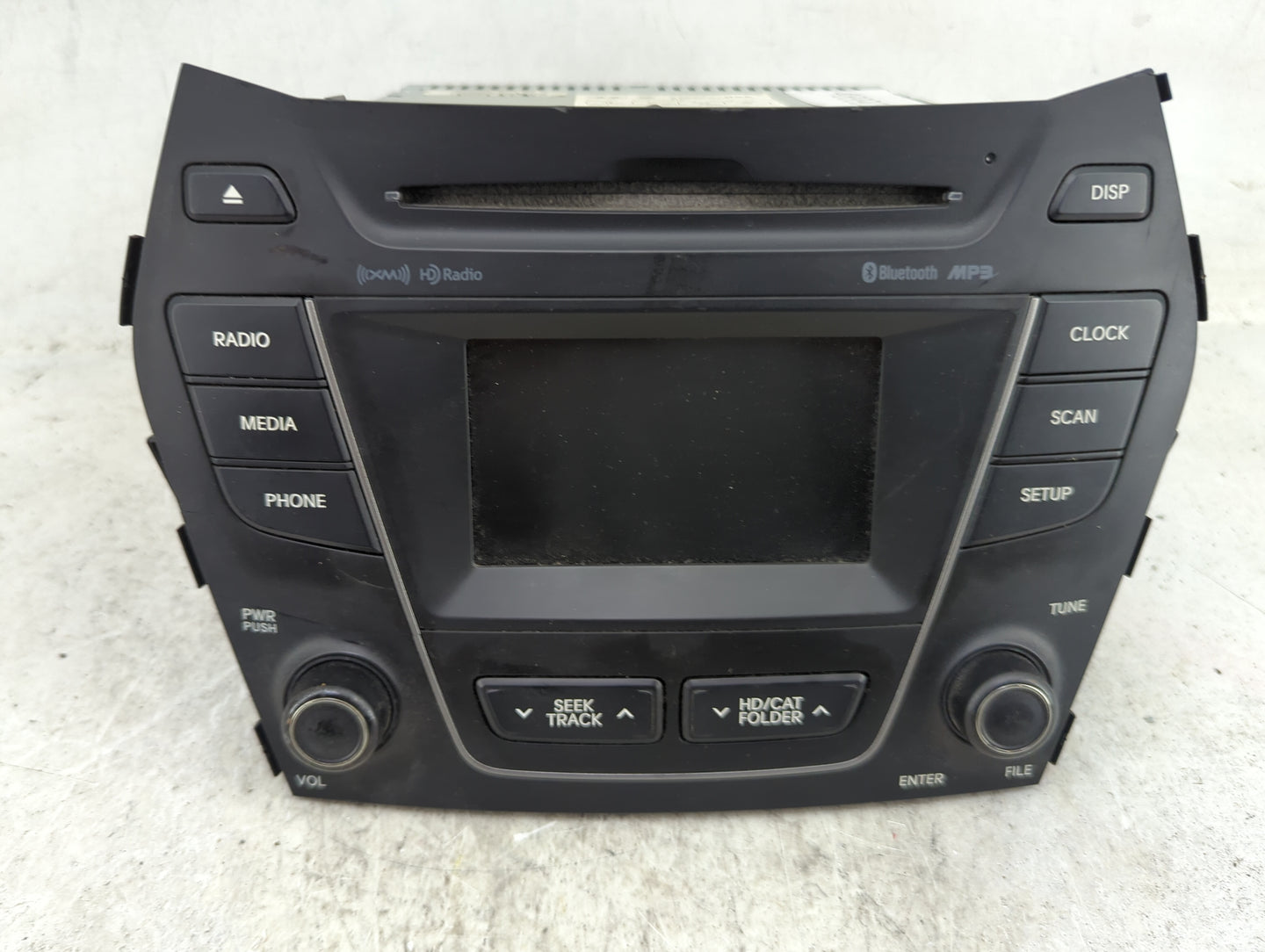 2013-2016 Hyundai Santa Fe Radio AM FM Cd Player Receiver Replacement P/N:96180-4Z1004X 961804Z1004X Fits Fits 2013 2014 201