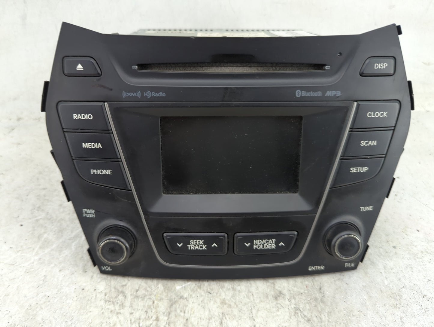 2013-2016 Hyundai Santa Fe Radio AM FM Cd Player Receiver Replacement P/N:96180-4Z1004X 961804Z1004X Fits Fits 2013 2014 201