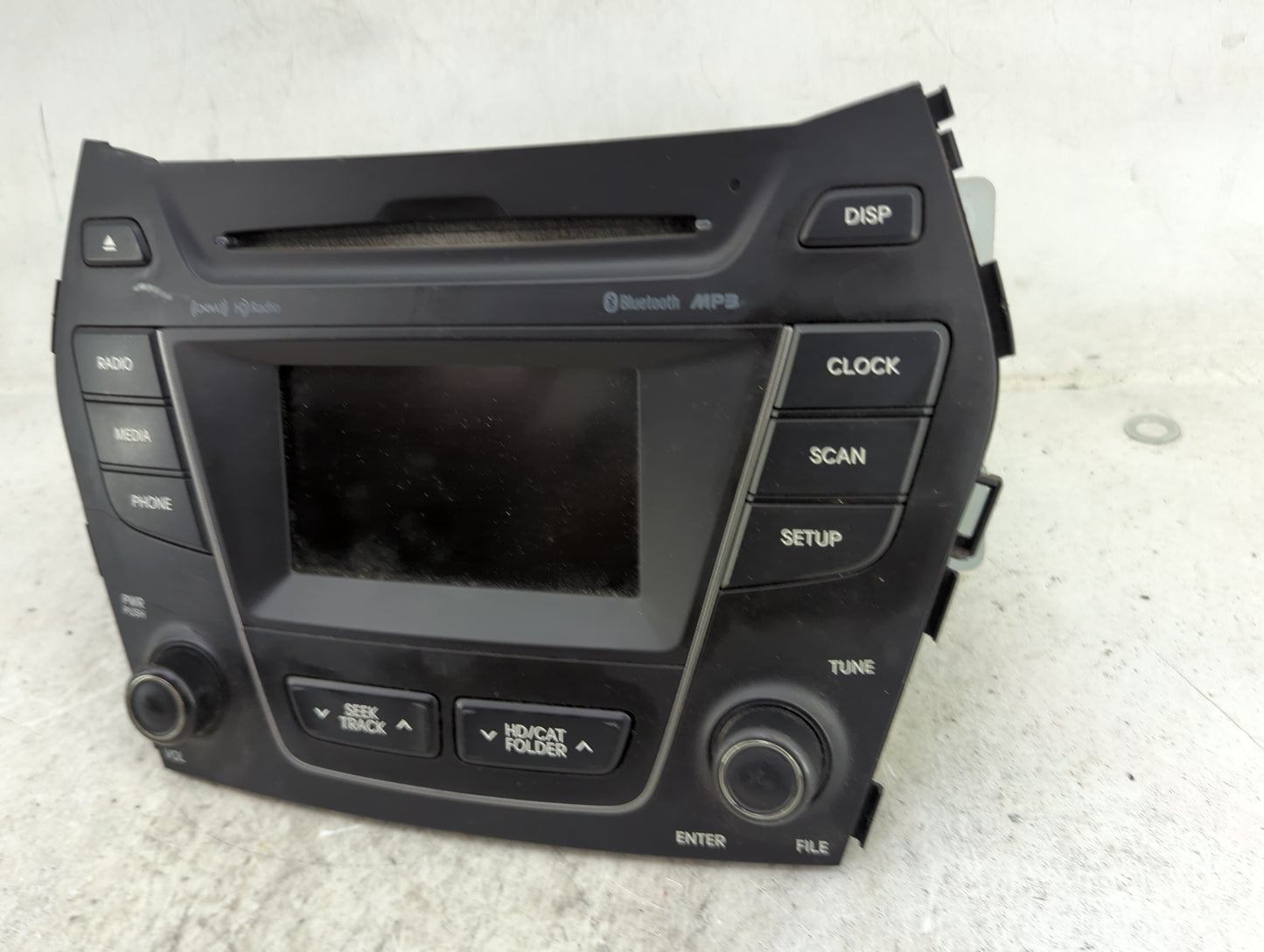 2013-2016 Hyundai Santa Fe Radio AM FM Cd Player Receiver Replacement P/N:96180-4Z1004X 961804Z1004X Fits Fits 2013 2014 201