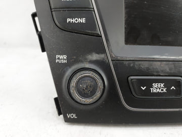 2013-2014 Hyundai Santa Fe Radio AM FM Cd Player Receiver Replacement P/N:961804Z1004X 71HC902098T Fits Fits 2013 2014 OEM Used Auto Parts