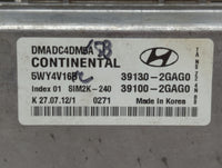 2013 Hyundai Santa Fe PCM Engine Control Computer ECU ECM PCU OEM P/N:39130-2GAG5 39130-2GAG1, 39100-2GAG1, 39130-2GAG2 Fits