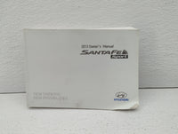2013 Hyundai Santa Fe Owners Manual Book Guide P/N:A2W0-EU37H OEM Used Auto Parts - Oemusedautoparts1.com