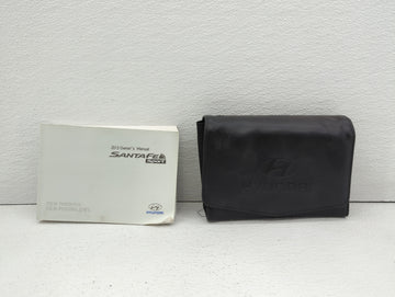 2013 Hyundai Santa Fe Owners Manual Book Guide P/N:A2W0-EU37H OEM Used Auto Parts