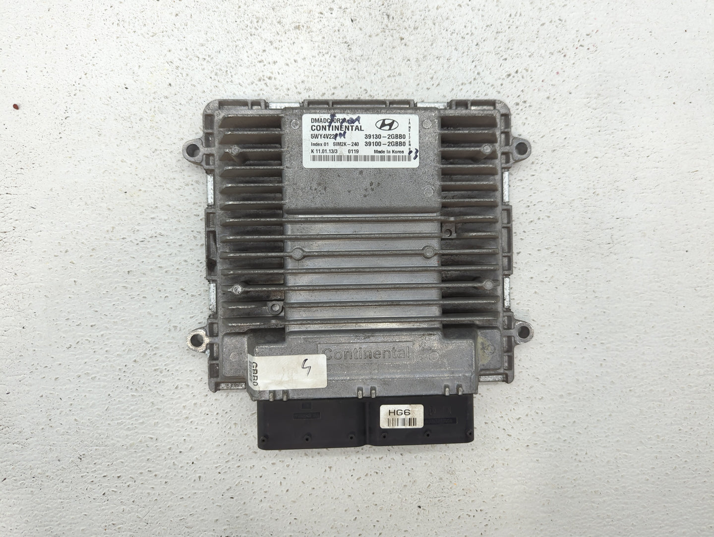 2013 Hyundai Santa Fe PCM Engine Control Computer ECU ECM PCU OEM P/N:39130-2GBB4 39100-2GBB4, 39130-2GBB1, 39100-2GBB1 Fits
