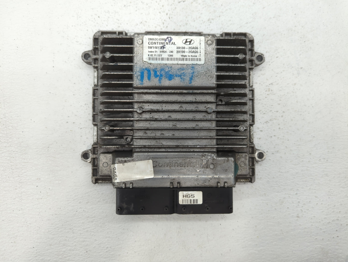2013 Hyundai Santa Fe PCM Engine Control Computer ECU ECM PCU OEM P/N:39100-2GAG5 39130-2GAG5, 39100-2GAG0, 39130-2GAG0 Fits