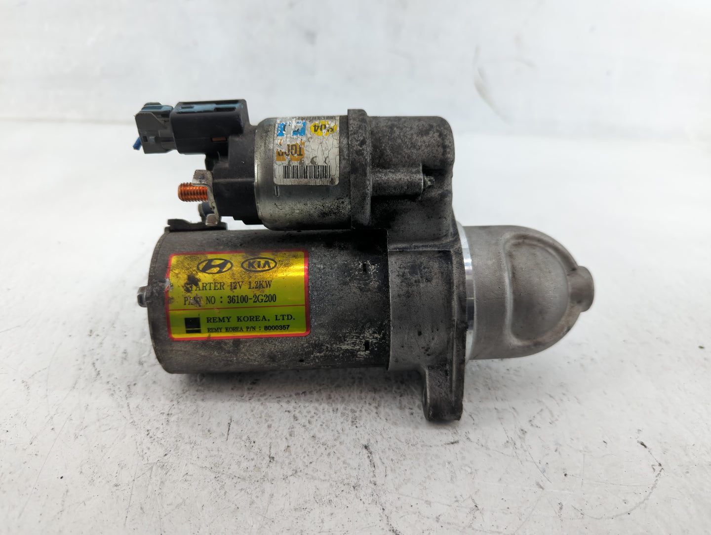 2014 Hyundai Santa Fe Car Starter Motor Solenoid OEM P/N:36100-2G200 Fits Fits 2008 2009 2010 2011 2012 2013 2015 2016 OEM U