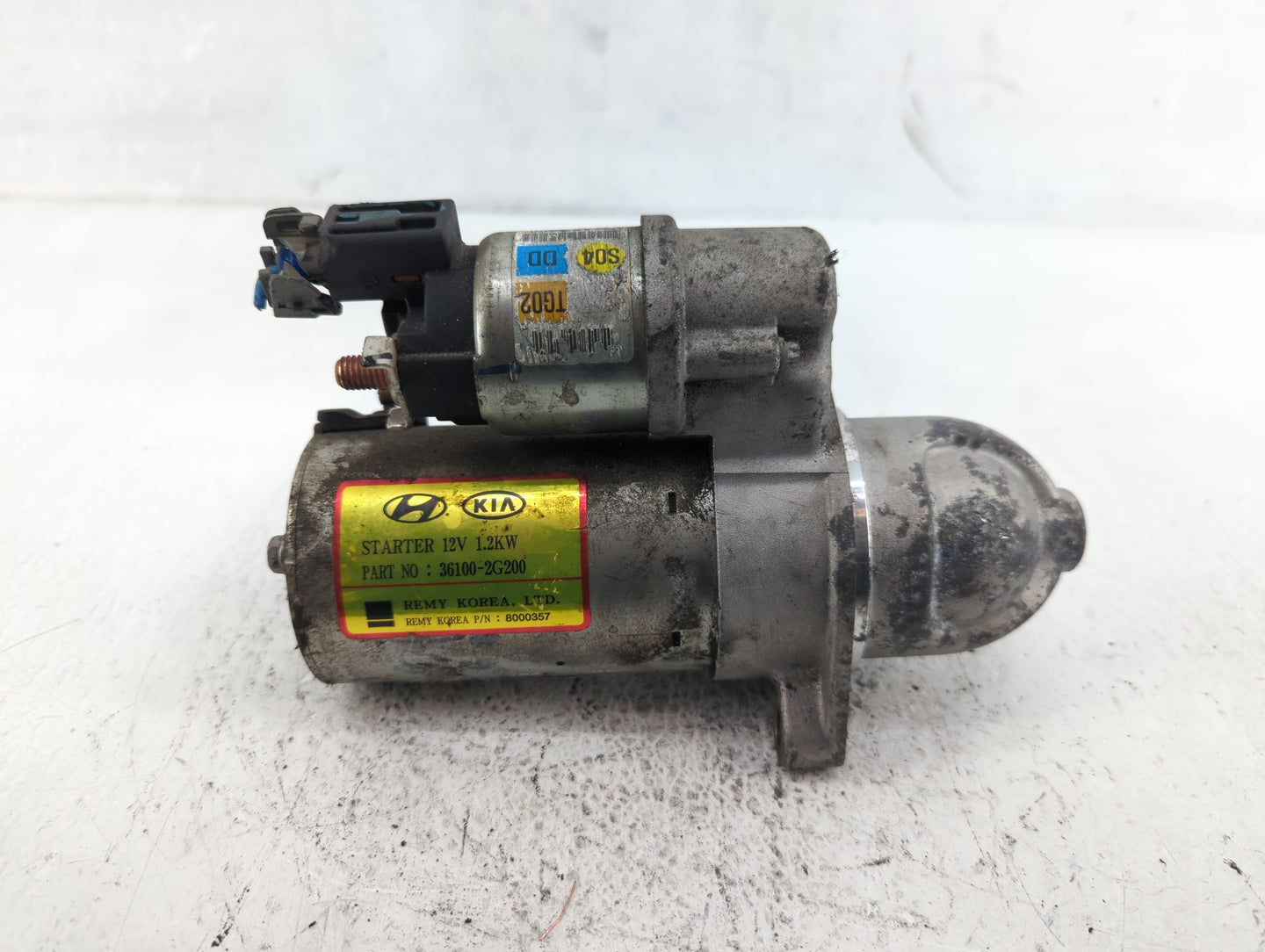 2014 Hyundai Santa Fe Car Starter Motor Solenoid OEM P/N:36100-2G200 Fits Fits 2008 2009 2010 2011 2012 2013 2015 2016 OEM U