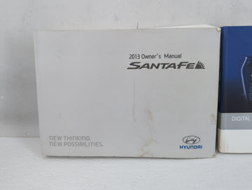 2013 Hyundai Santa Fe Owners Manual Book Guide OEM Used Auto Parts