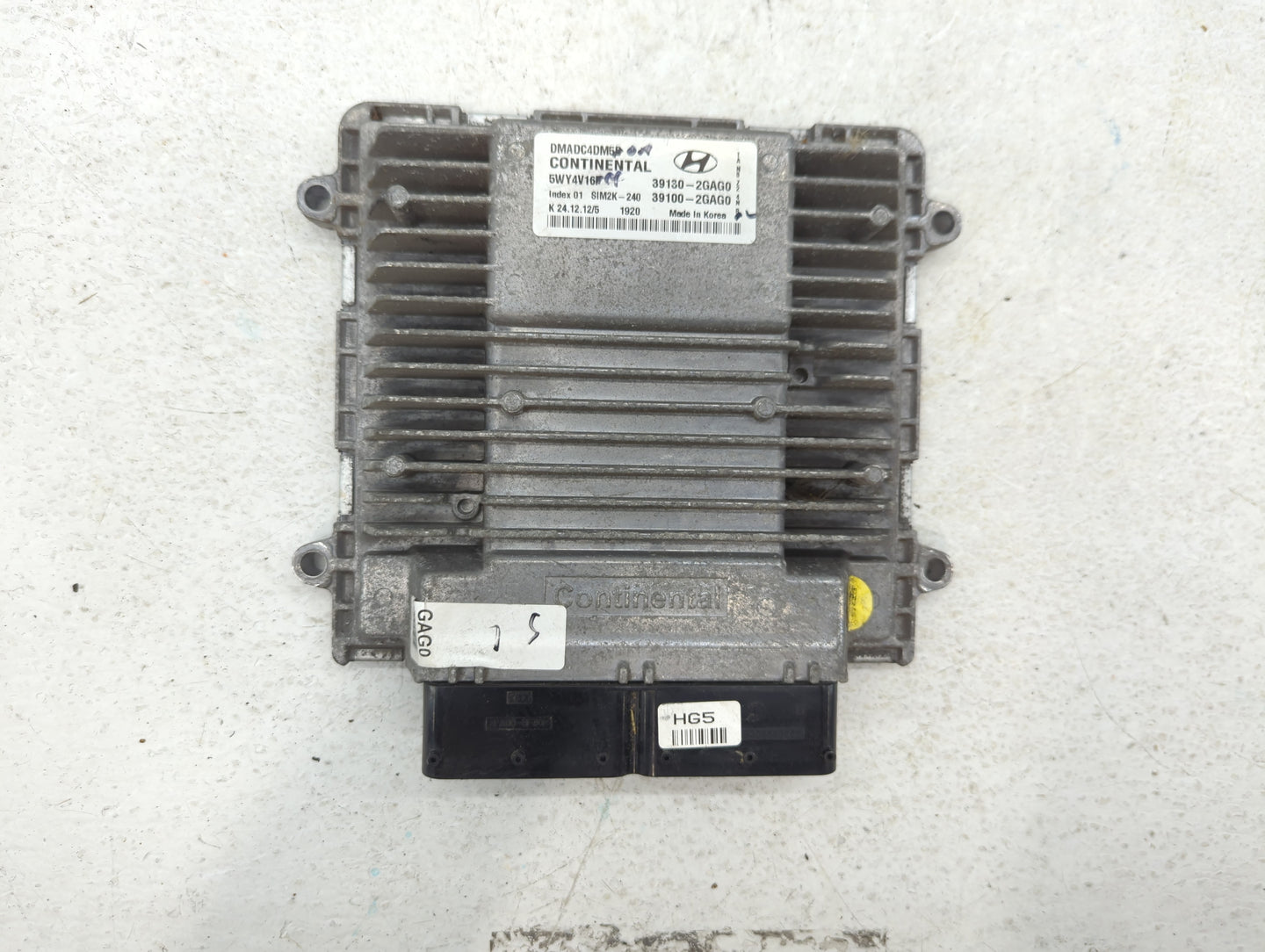 2013 Hyundai Santa Fe PCM Engine Control Computer ECU ECM PCU OEM P/N:39130-2GAG0 Fits OEM Used Auto Parts - Oemusedautopart