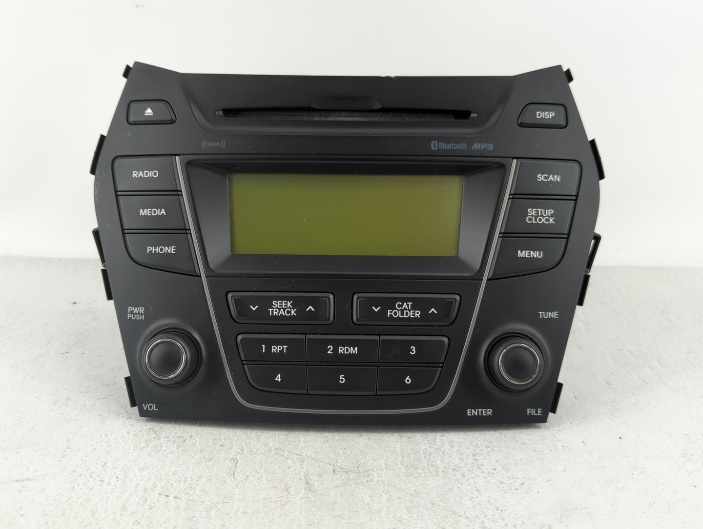 2013-2014 Hyundai Santa Fe Radio AM FM Cd Player Receiver Replacement P/N:96170-4Z1004X Fits Fits 2013 2014 OEM Used Auto Pa