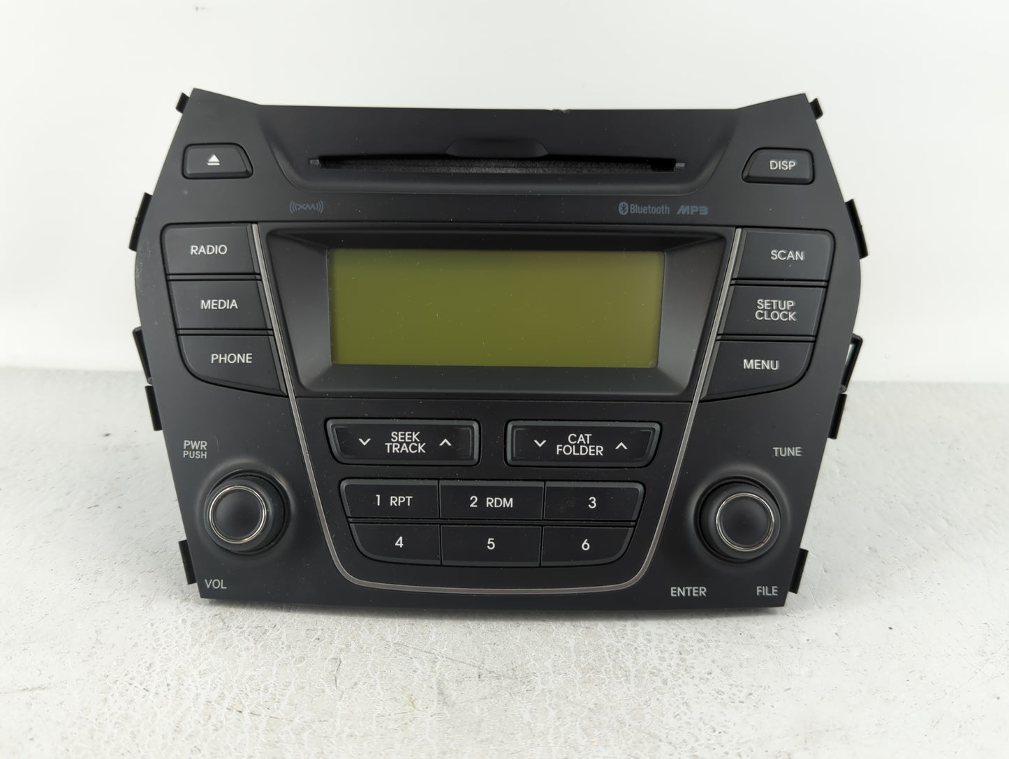 2013-2014 Hyundai Santa Fe Radio AM FM Cd Player Receiver Replacement P/N:96170-4Z1004X Fits Fits 2013 2014 OEM Used Auto Pa