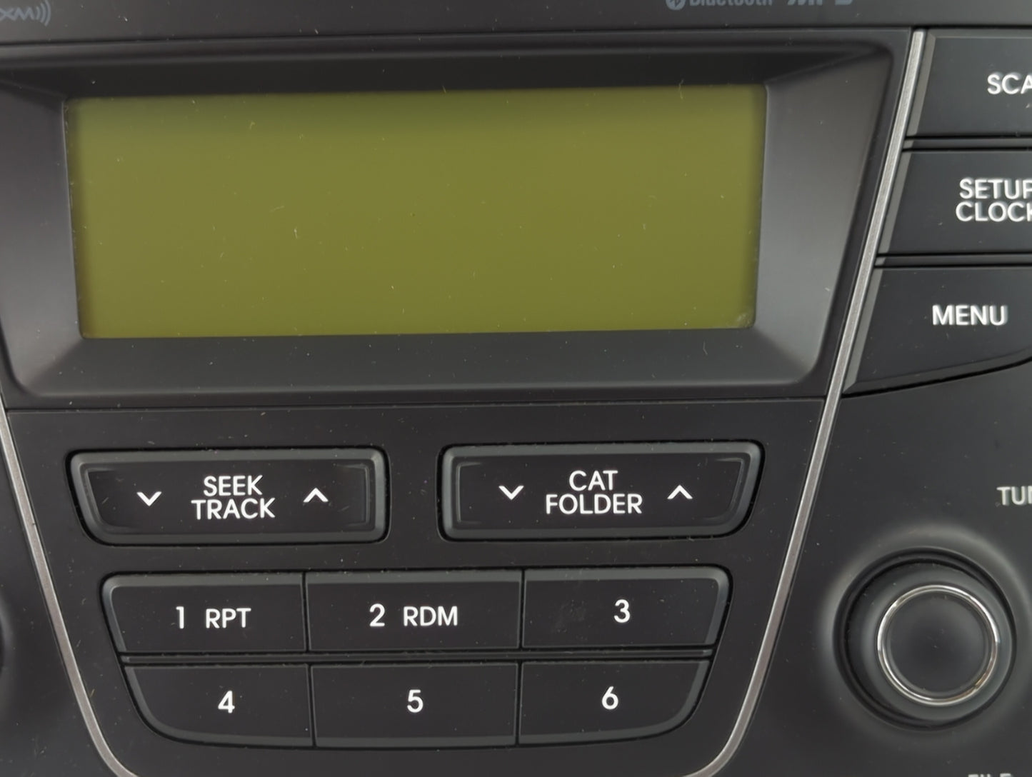 2013-2014 Hyundai Santa Fe Radio AM FM Cd Player Receiver Replacement P/N:96170-4Z1004X Fits Fits 2013 2014 OEM Used Auto Pa
