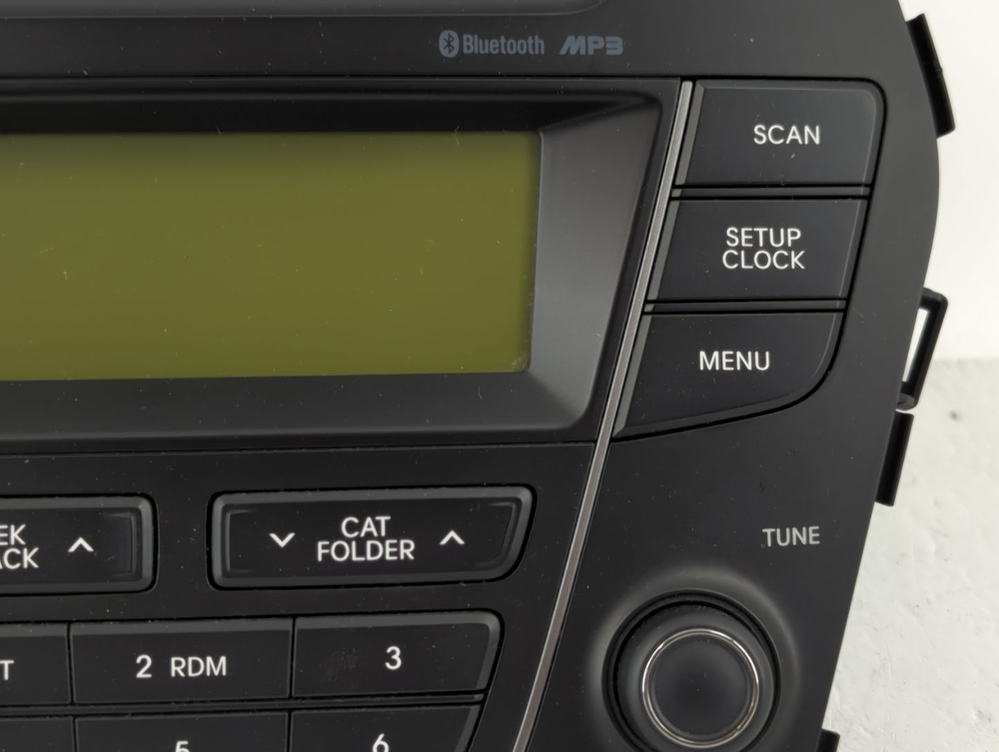 2013-2014 Hyundai Santa Fe Radio AM FM Cd Player Receiver Replacement P/N:96170-4Z1004X Fits Fits 2013 2014 OEM Used Auto Pa