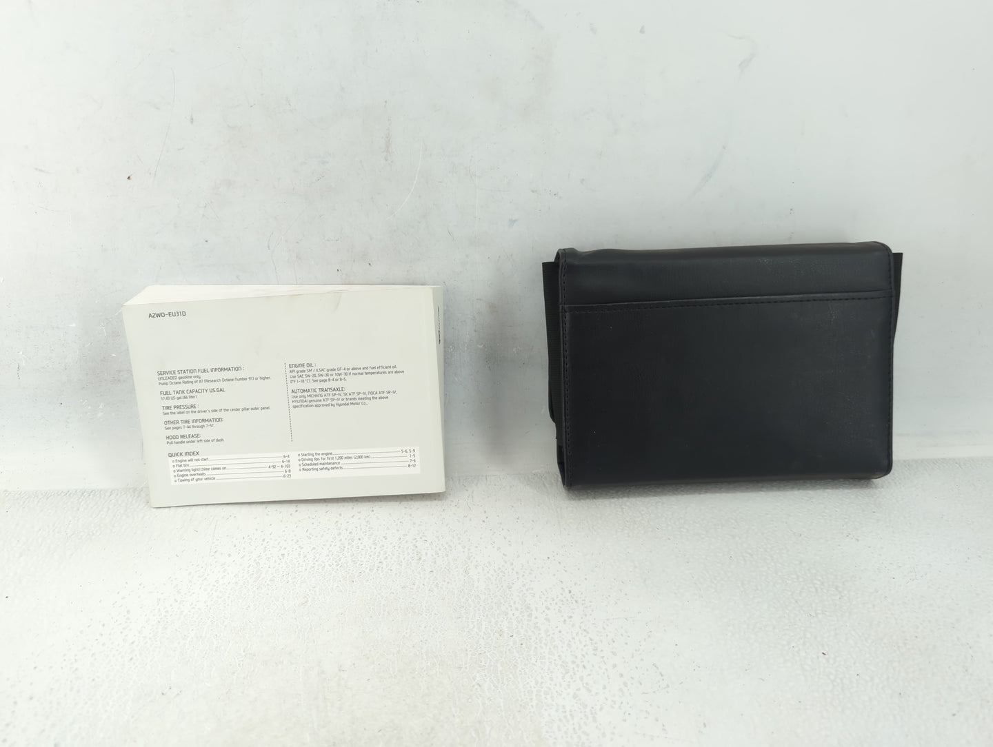 2013 Hyundai Santa Fe Owners Manual Book Guide P/N:A2W0-EU31D OEM Used Auto Parts - Oemusedautoparts1.com