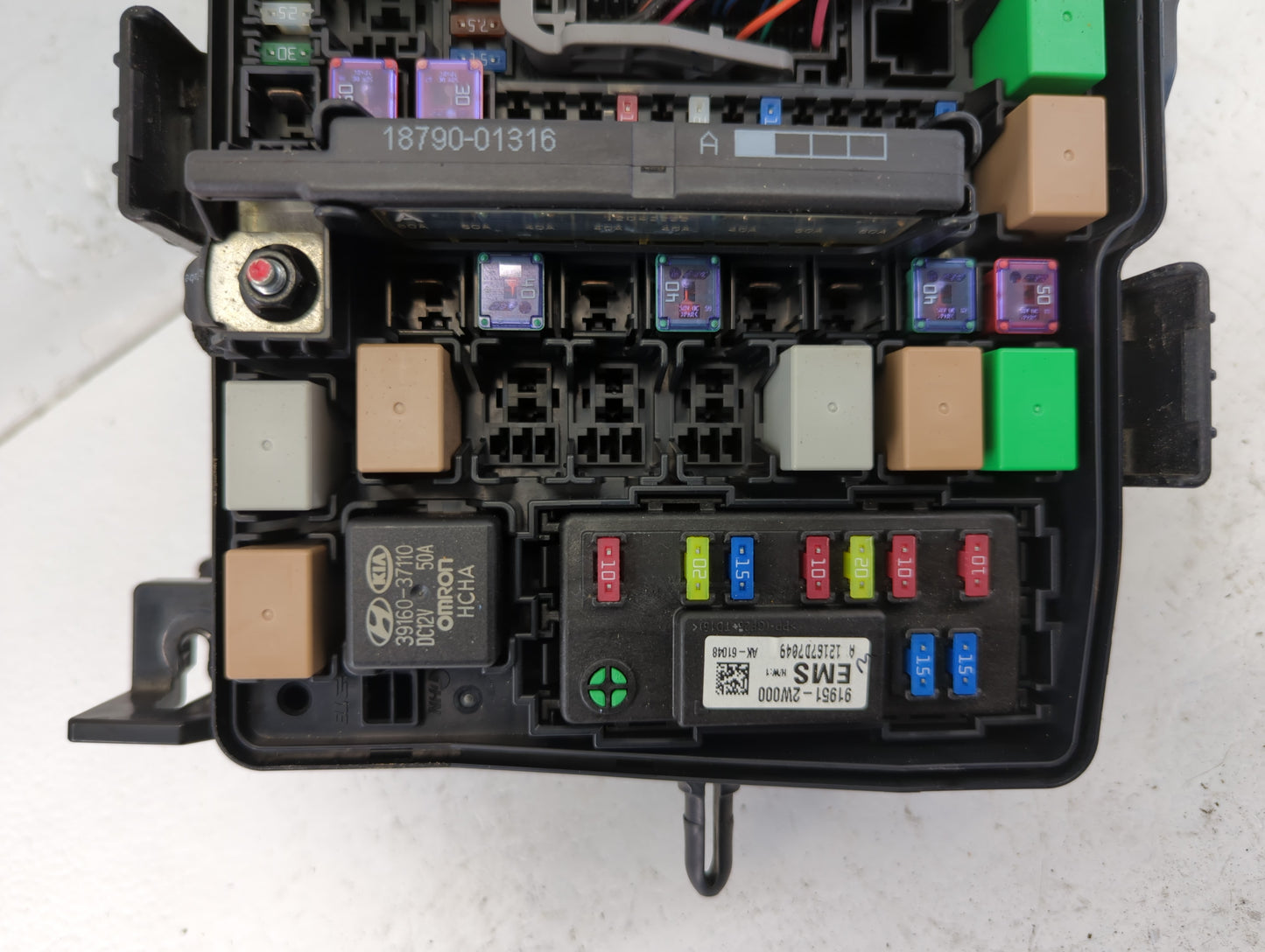 2013 Hyundai Santa Fe Fusebox Fuse Box Panel Relay Module P/N:91941-4Z010 Fits OEM Used Auto Parts - Oemusedautoparts1.com