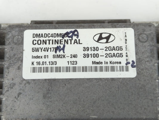 2013 Hyundai Santa Fe PCM Engine Control Computer ECU ECM PCU OEM P/N:39100-2GAG7 39130-2GAG7 Fits OEM Used Auto Parts