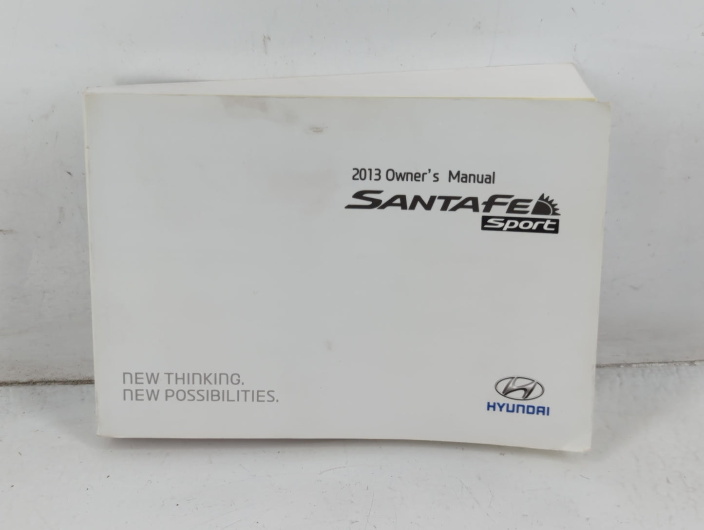 2013 Hyundai Santa Fe Owners Manual Book Guide P/N:A2W0-EU27A OEM Used Auto Parts - Oemusedautoparts1.com