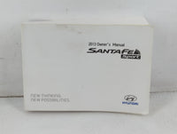 2013 Hyundai Santa Fe Owners Manual Book Guide P/N:A2W0-EU27A OEM Used Auto Parts - Oemusedautoparts1.com