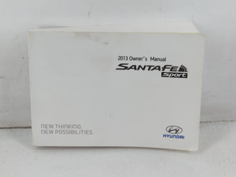 compare product 2013 Hyundai Santa Fe Owners Manual Book Guide P/N:A2W0-EU27A OEM Used Auto Parts