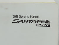 2013 Hyundai Santa Fe Owners Manual Book Guide P/N:A2W0-EU27A OEM Used Auto Parts - Oemusedautoparts1.com