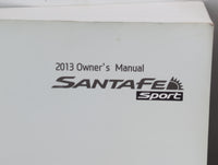 2013 Hyundai Santa Fe Owners Manual Book Guide P/N:A2W0-EU36H OEM Used Auto Parts - Oemusedautoparts1.com