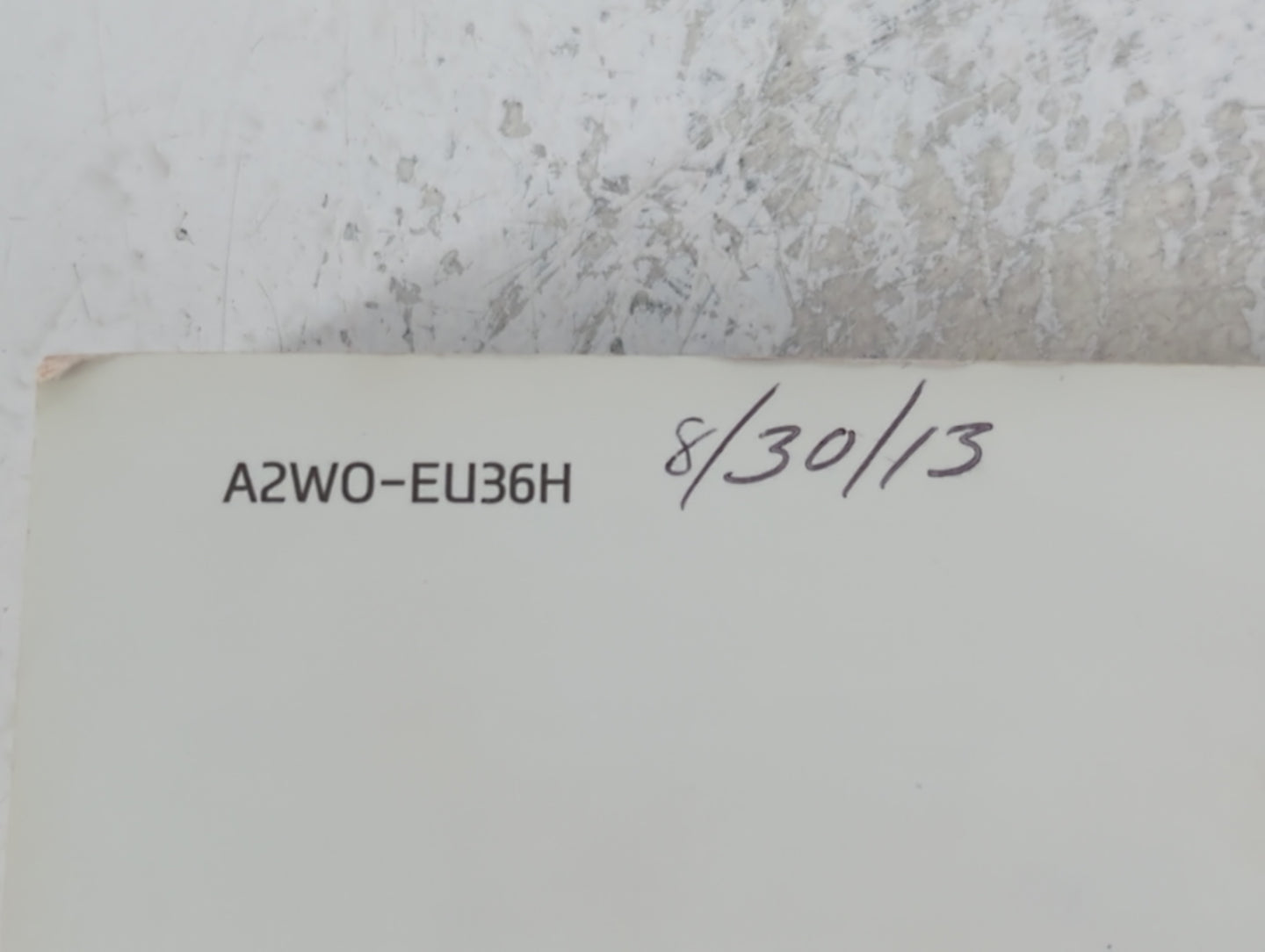 2013 Hyundai Santa Fe Owners Manual Book Guide P/N:A2W0-EU36H OEM Used Auto Parts - Oemusedautoparts1.com