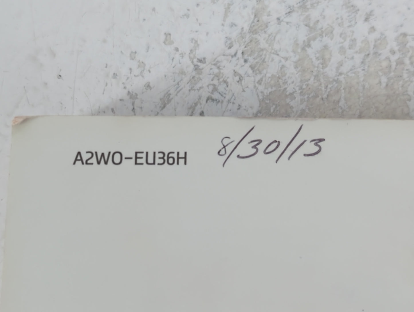 2013 Hyundai Santa Fe Owners Manual Book Guide P/N:A2W0-EU36H OEM Used Auto Parts - Oemusedautoparts1.com