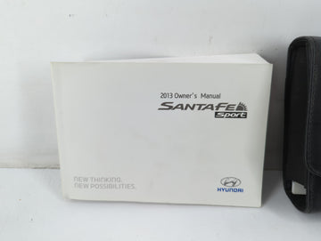 2013 Hyundai Santa Fe Owners Manual Book Guide P/N:A2W0-EU31D OEM Used Auto Parts