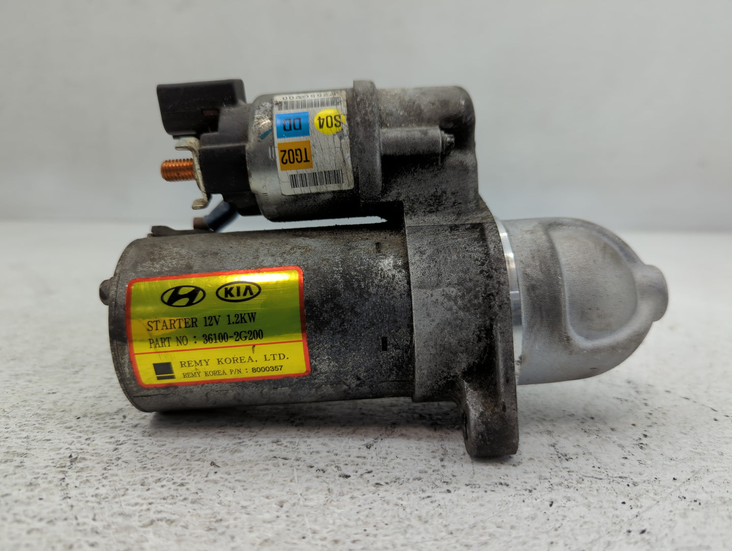 2014 Hyundai Santa Fe Car Starter Motor Solenoid OEM P/N:36100-2G200 Fits Fits 2008 2009 2010 2011 2012 2013 2015 2016 OEM U