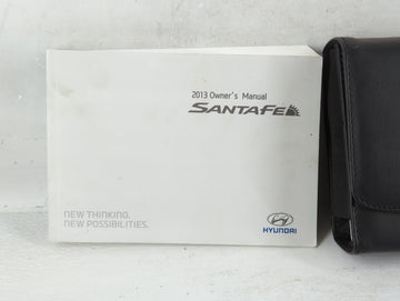2013 Hyundai Santa Fe Owners Manual Book Guide P/N:DB80-EU34C OEM Used Auto Parts