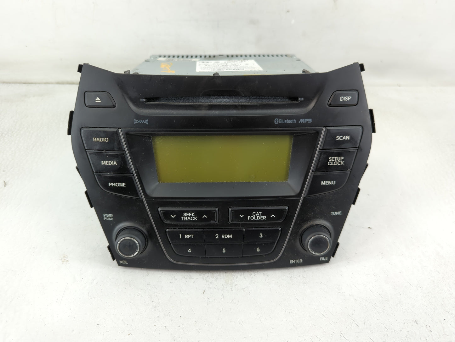 2013-2014 Hyundai Santa Fe Radio AM FM Cd Player Receiver Replacement P/N:96170-4Z1004X Fits Fits 2013 2014 OEM Used Auto Pa